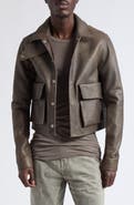 Rick Owens Tower Alice Leather Jacket
