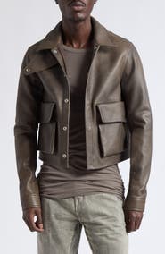 Rick Owens Tower Alice Leather Jacket