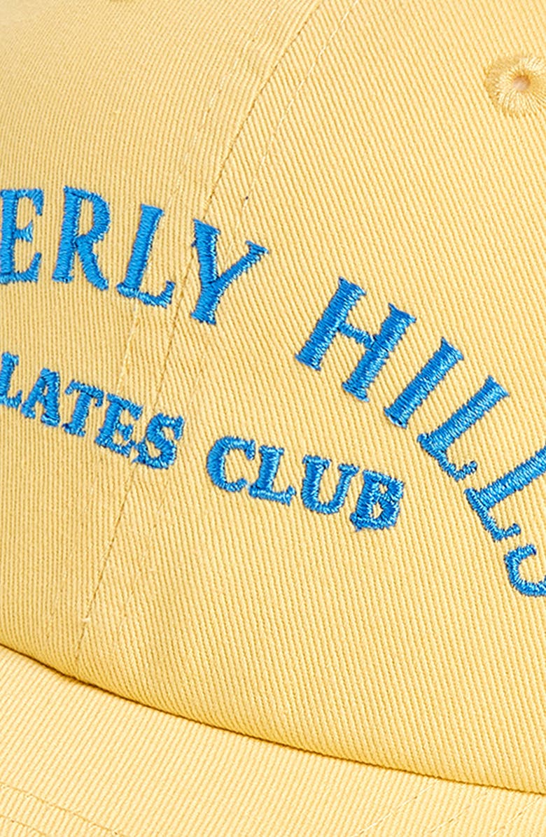 American Needle Beverly Hills Pilates Club Cotton Twill Baseball Cap, Alternate, color, Butter