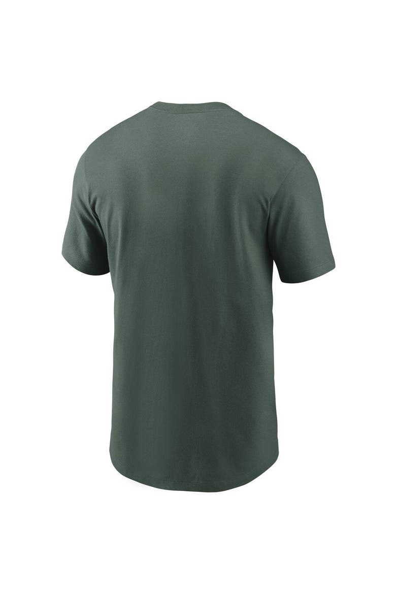 Men's Nike Green Green Bay Packers Team Wordmark T-Shirt, Alternate, color, GREEN