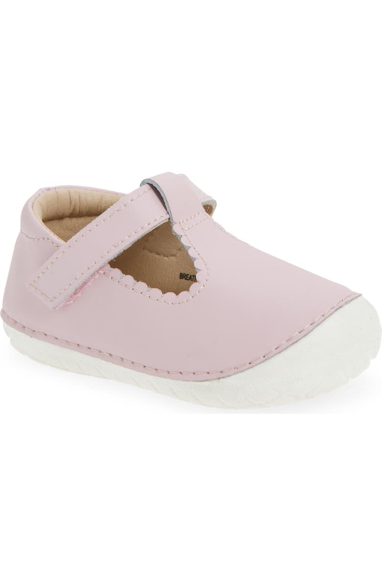 OLD SOLES Pave T-Strap Sneaker, Main, color, Chalk Pink / Snow