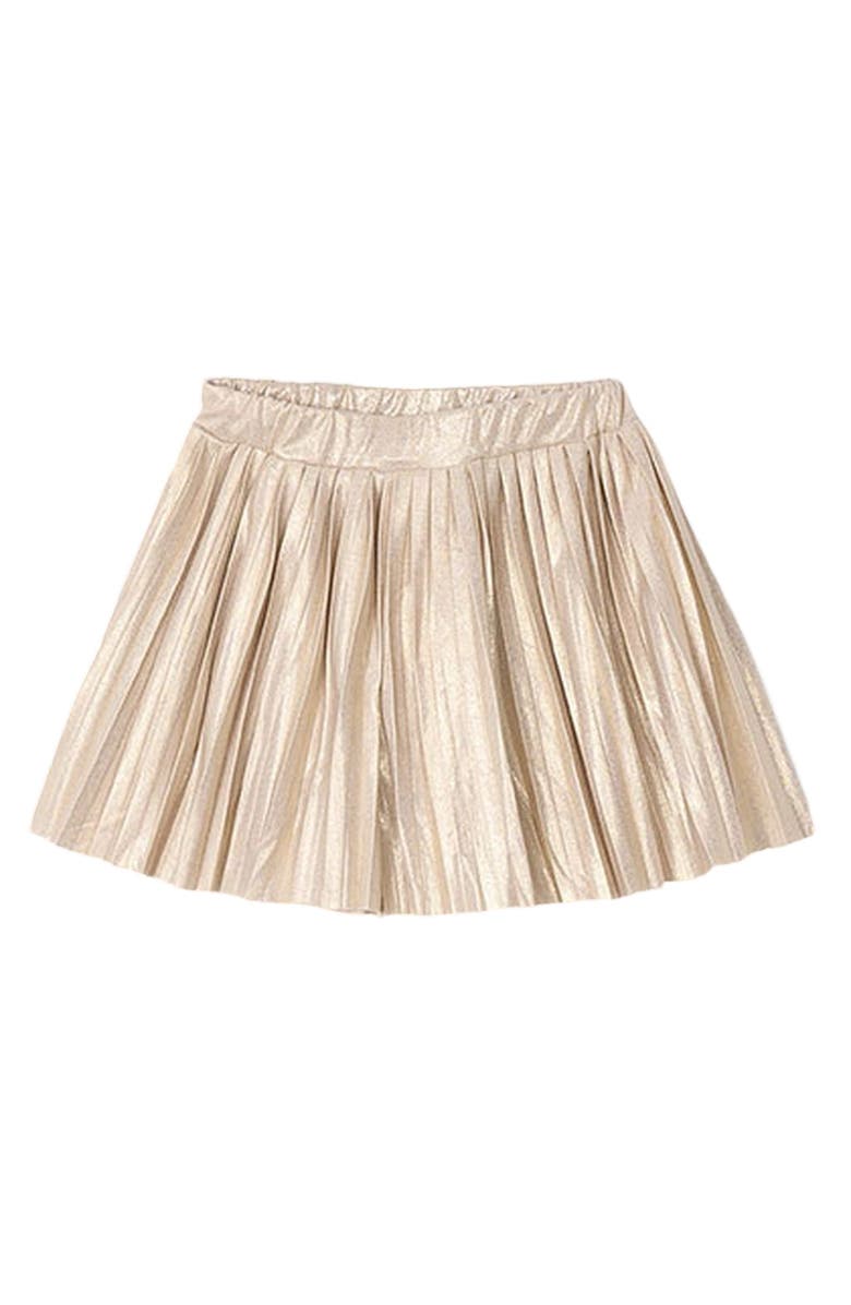 Mayoral Sheen Skort, Main, color, Sepia