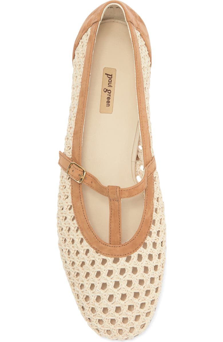 Paul Green Anabele Mary Jane Flat, Alternate, color, Diva Royal Natural Nubuck