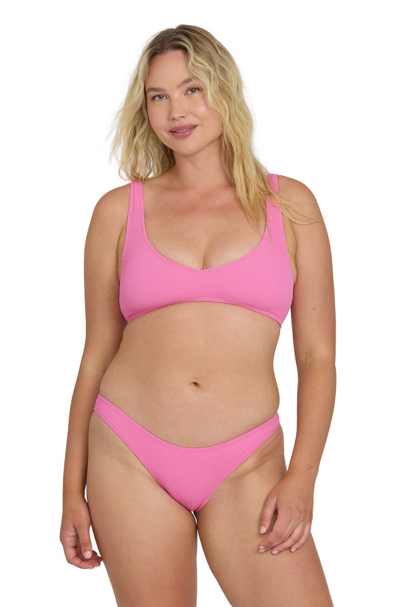 Billabong Sunrays Jesse Bikini Top, Alternate, color, Guava