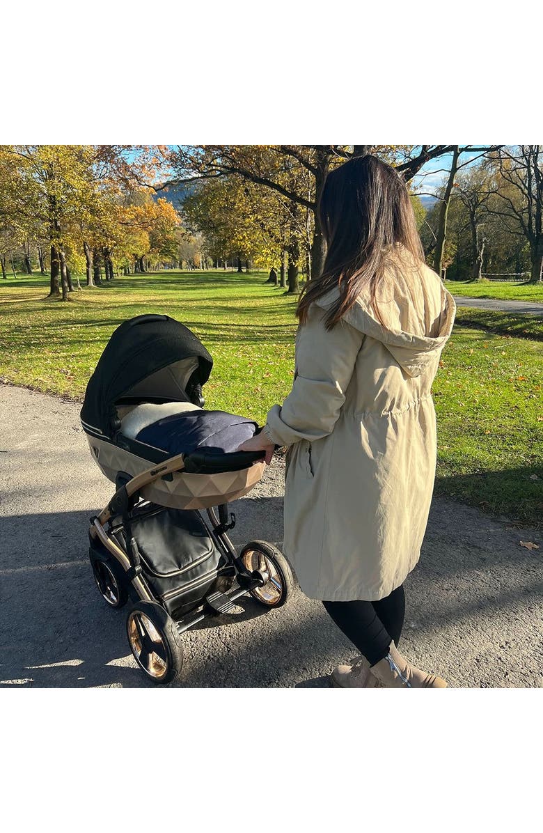 Cover Baby LLC Scandinavian Organic Wool Adjustable Footmuff, Alternate, color, Black Graphite