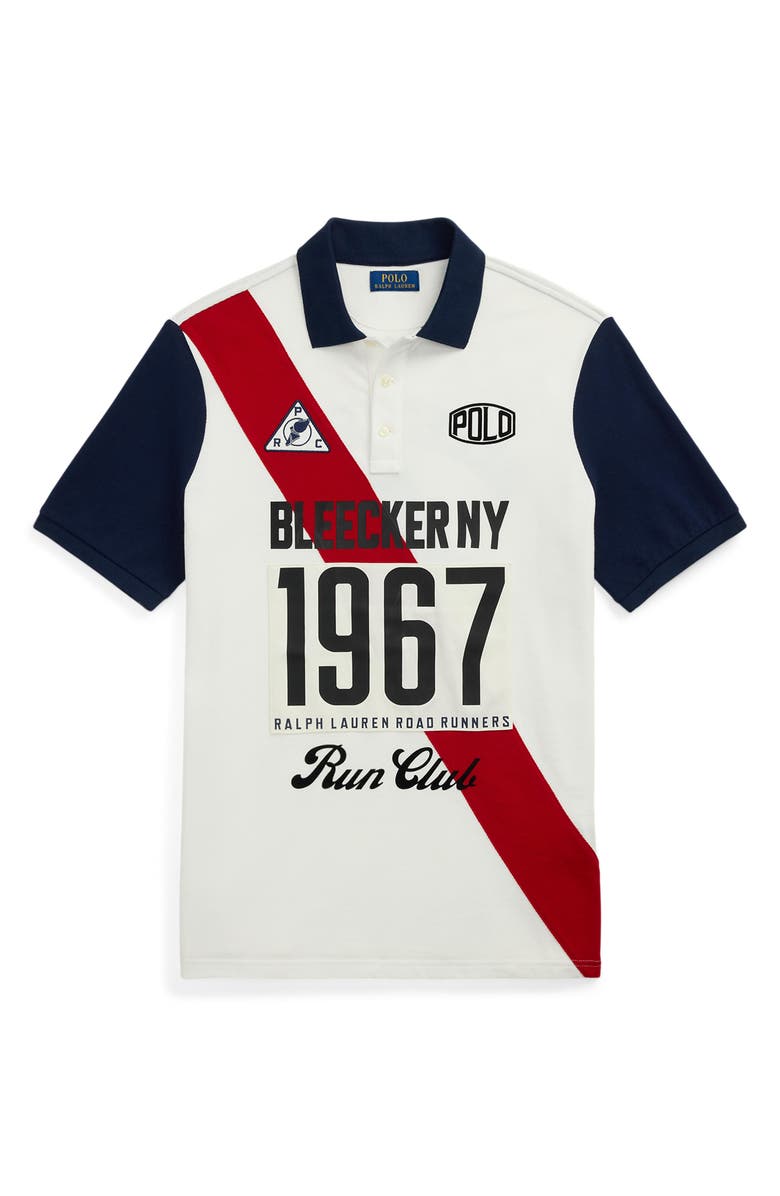 Polo Ralph Lauren Classic Fit Bleeker NY 1967 Cotton Piqué Polo, Alternate, color,