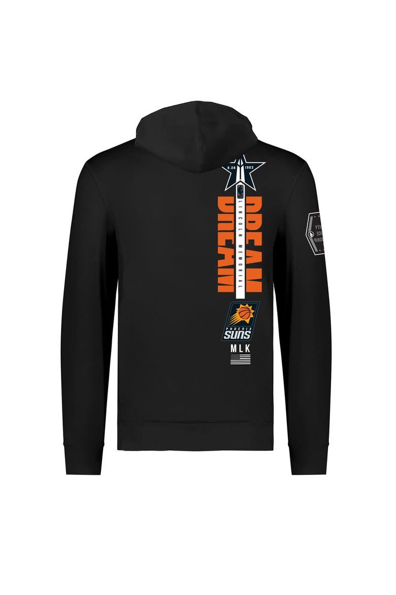 Unisex FISLL x Black History Collection  Black Phoenix Suns Pullover Hoodie, Alternate, color, Black
