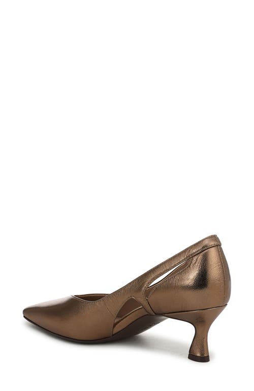 Naturalizer Gracie Pointed Toe Pump In Gold