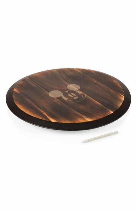 Picnic Time Disney® Mickey Mouse Lazy Susan & Soapstone Pencil Serving Tray