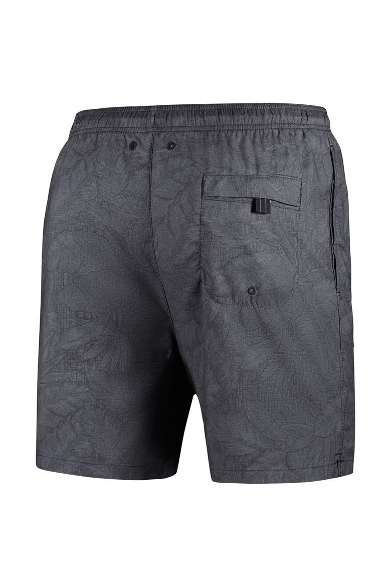 Men's Tommy Bahama Black UCLA Bruins Naples Layered Leaves Swim Trunks, Alternate, color, Black