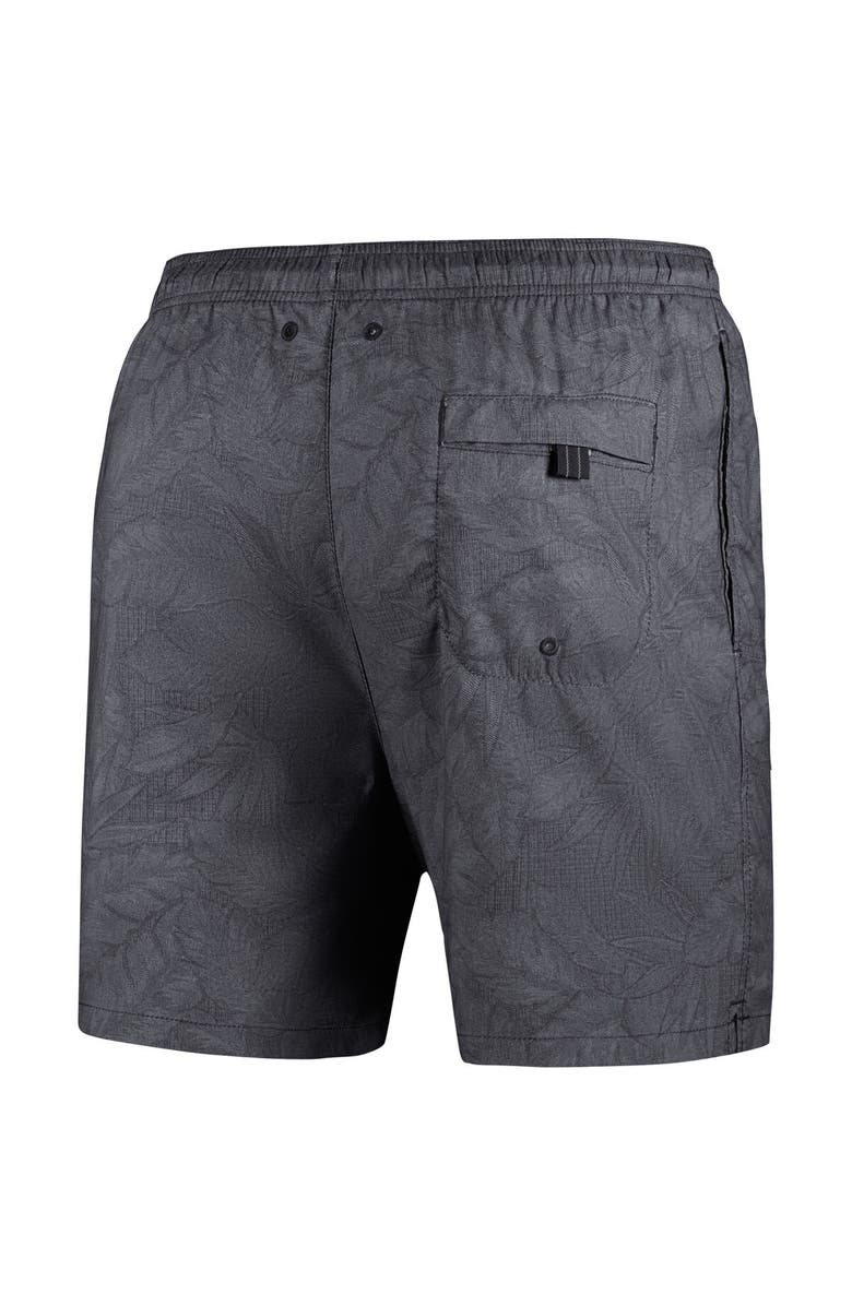 Tommy Bahama Men's Tommy Bahama Black UCLA Bruins Naples Layered Leaves Swim Trunks, Alternate, color, 