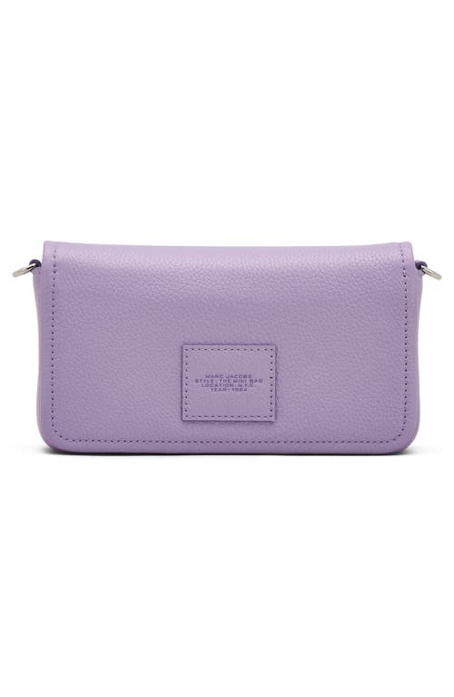 Marc Jacobs The Mini Leather Crossbody Bag In Purple