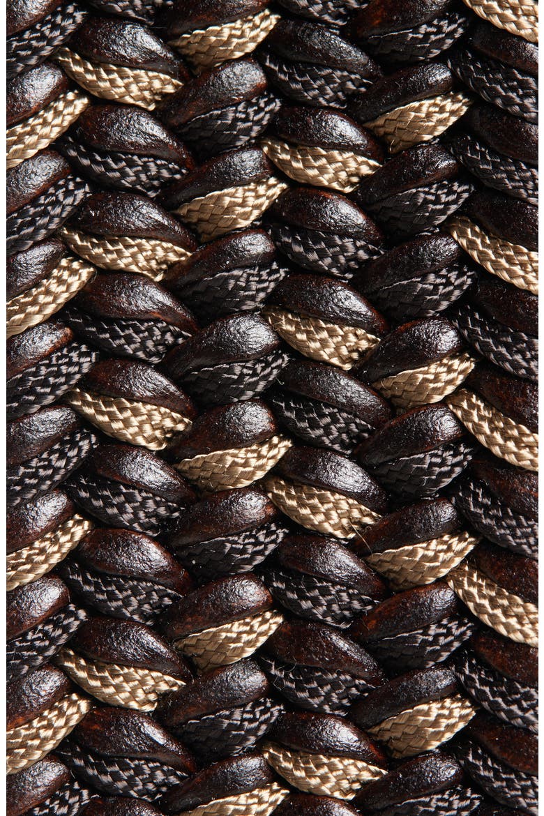 Woven Belt, Alternate, color, BROWN