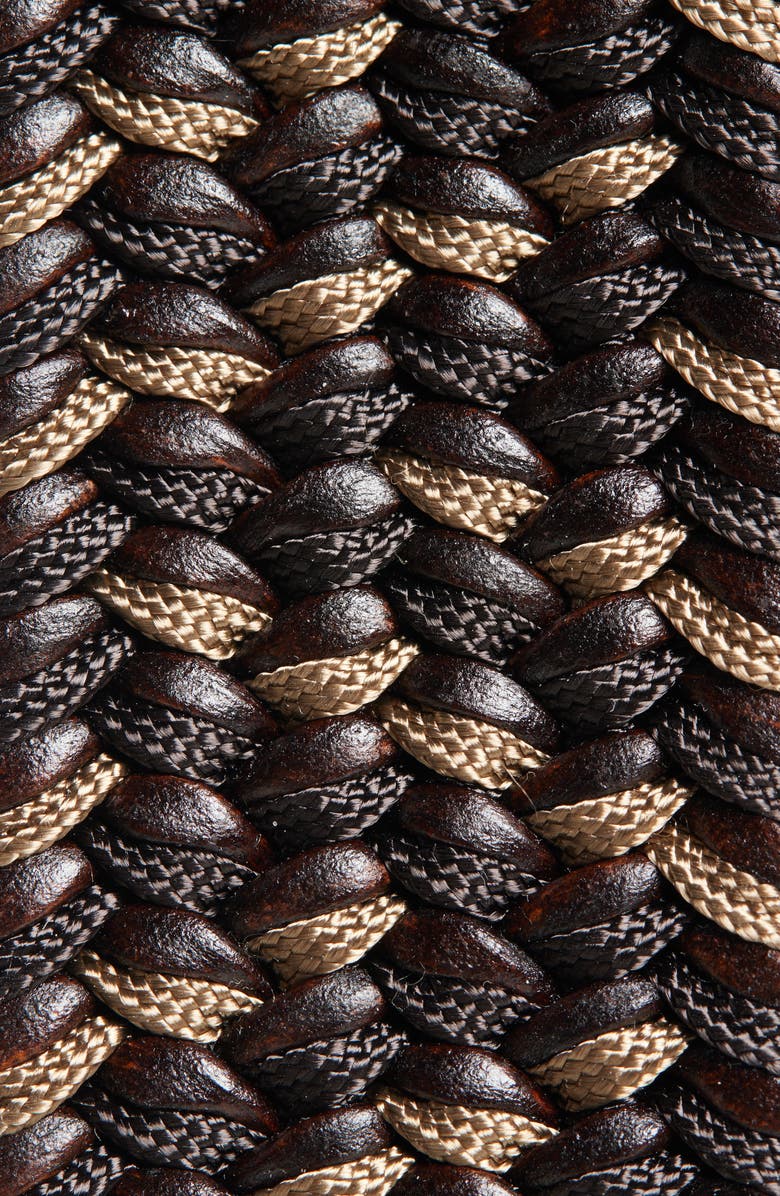 Canali Woven Belt, Alternate, color, Brown