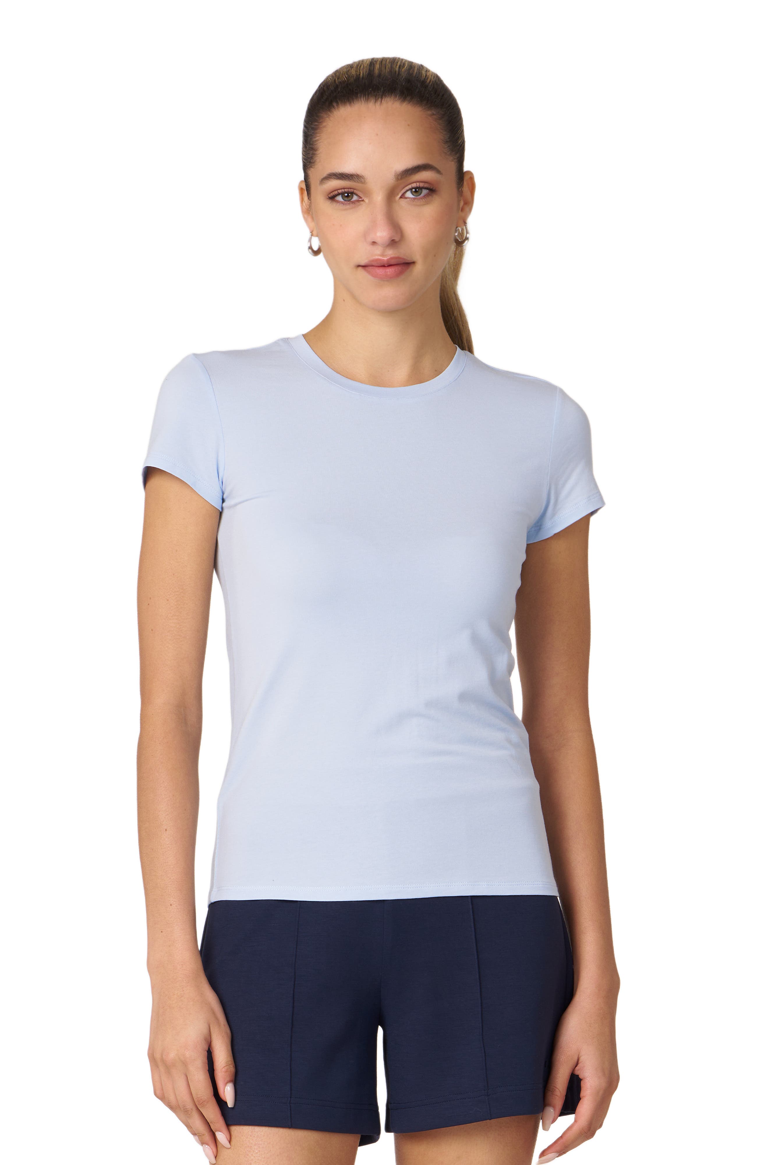Rebody Essentials Fitted Short Sleeve Top - image 5