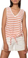 Sanctuary Floral Print Cotton Blend Tank