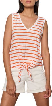 Sanctuary Floral Print Cotton Blend Tank