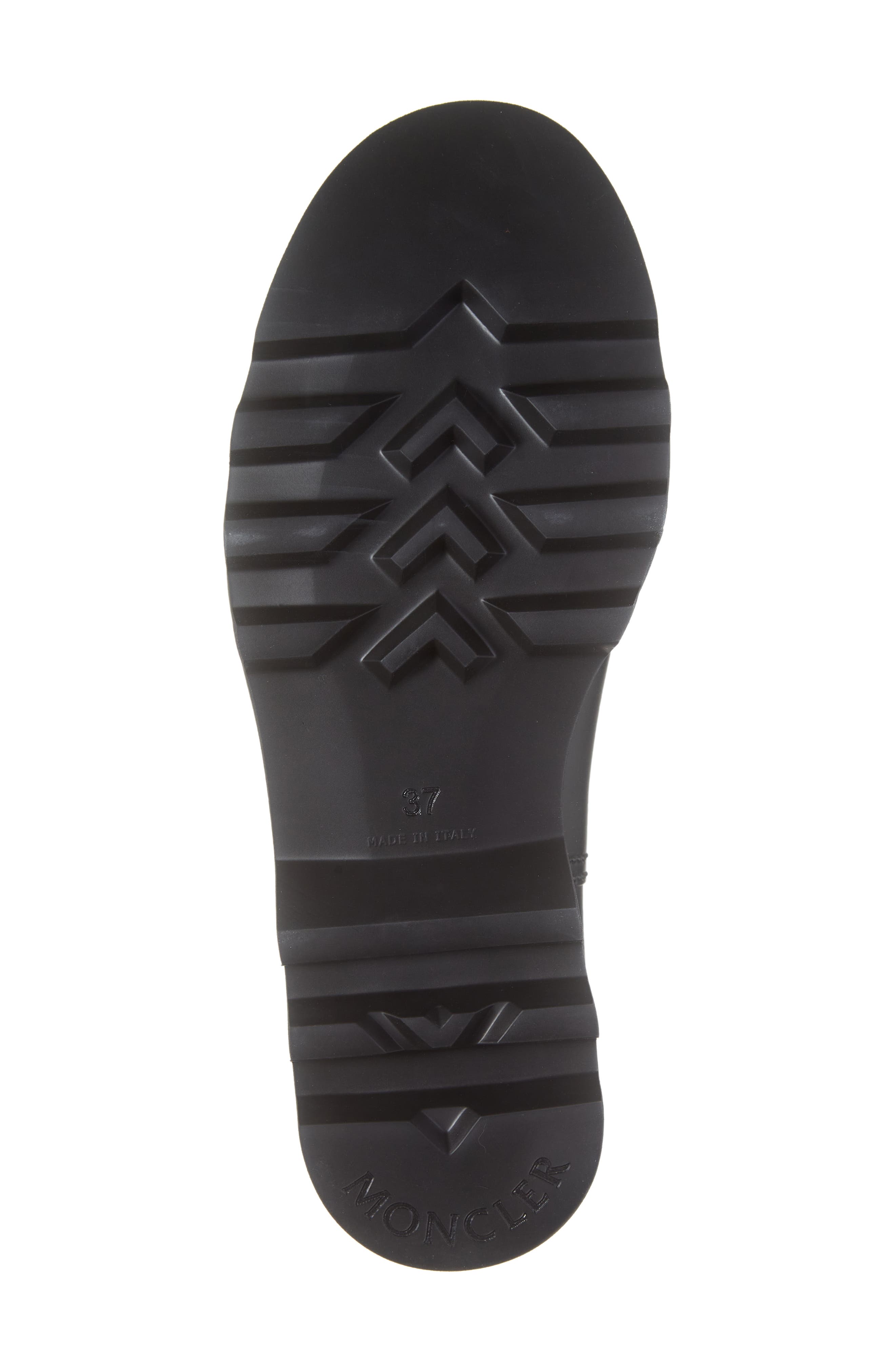 Moncler Ginette Rain Boot, Alternate, color, Black