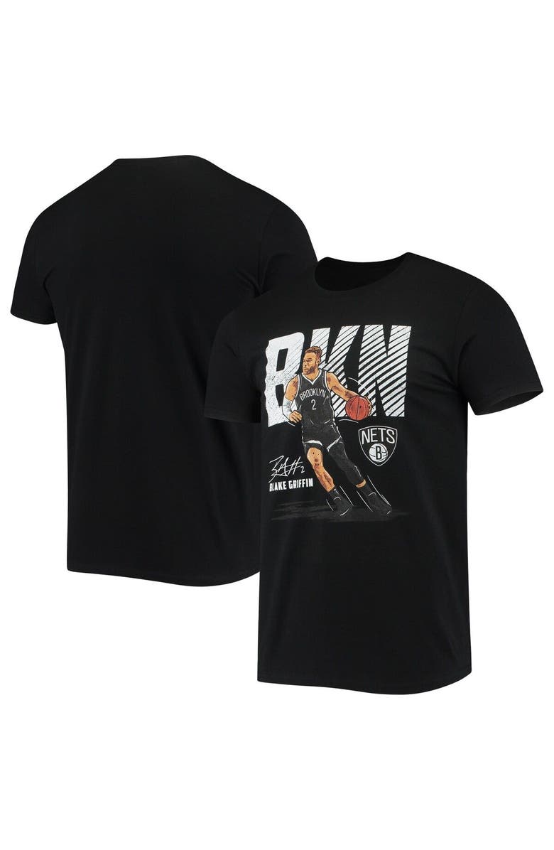FANATICS Men's Fanatics Branded Blake Griffin Black Brooklyn Nets 500 Level Player T-Shirt, Main, color,