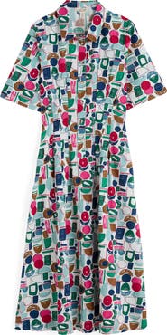 Seasalt Cornwall Wild Liquorice Organic Cotton Shirtdress