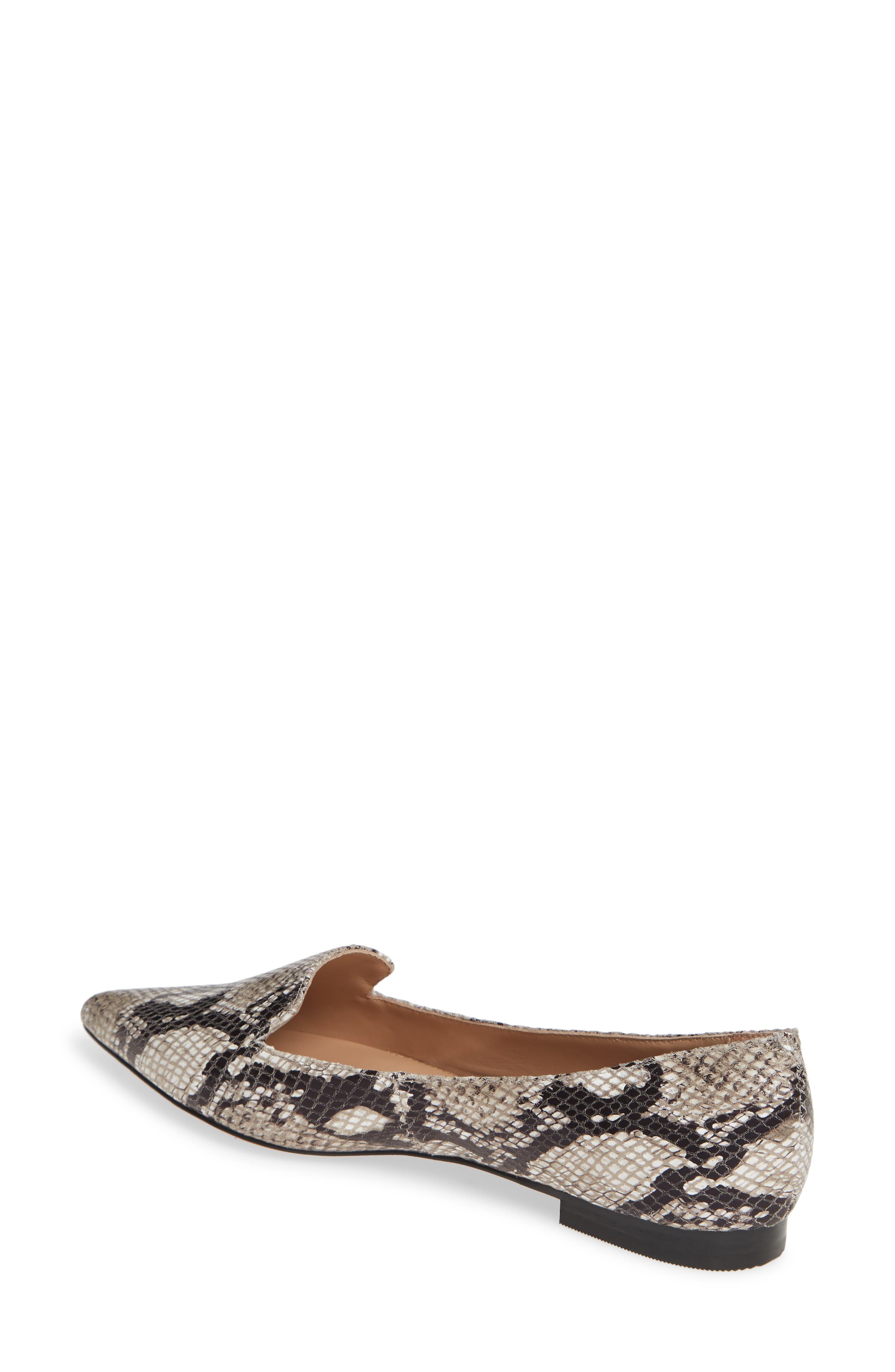 Portia Loafer, Alternate, color, WHITE/ BLACK/ TAUPE LEATHER