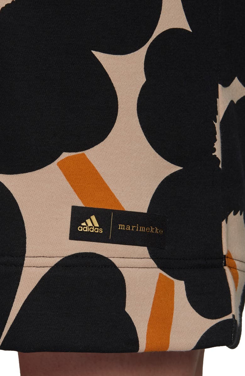 adidas x Marimekko Long Sleeve Fleece Dress, Alternate, color,