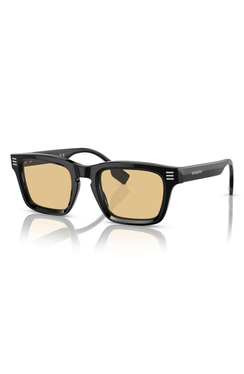 Burberry 51mm Rectangular Sunglasses, Alternate, color, 