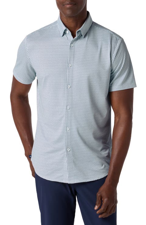 Halyard Dot Short Sleeve Button-Up Shirt