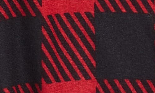 Baby Starters Matching Family Buffalo Plaid Fitted Footie Pajamas In Red