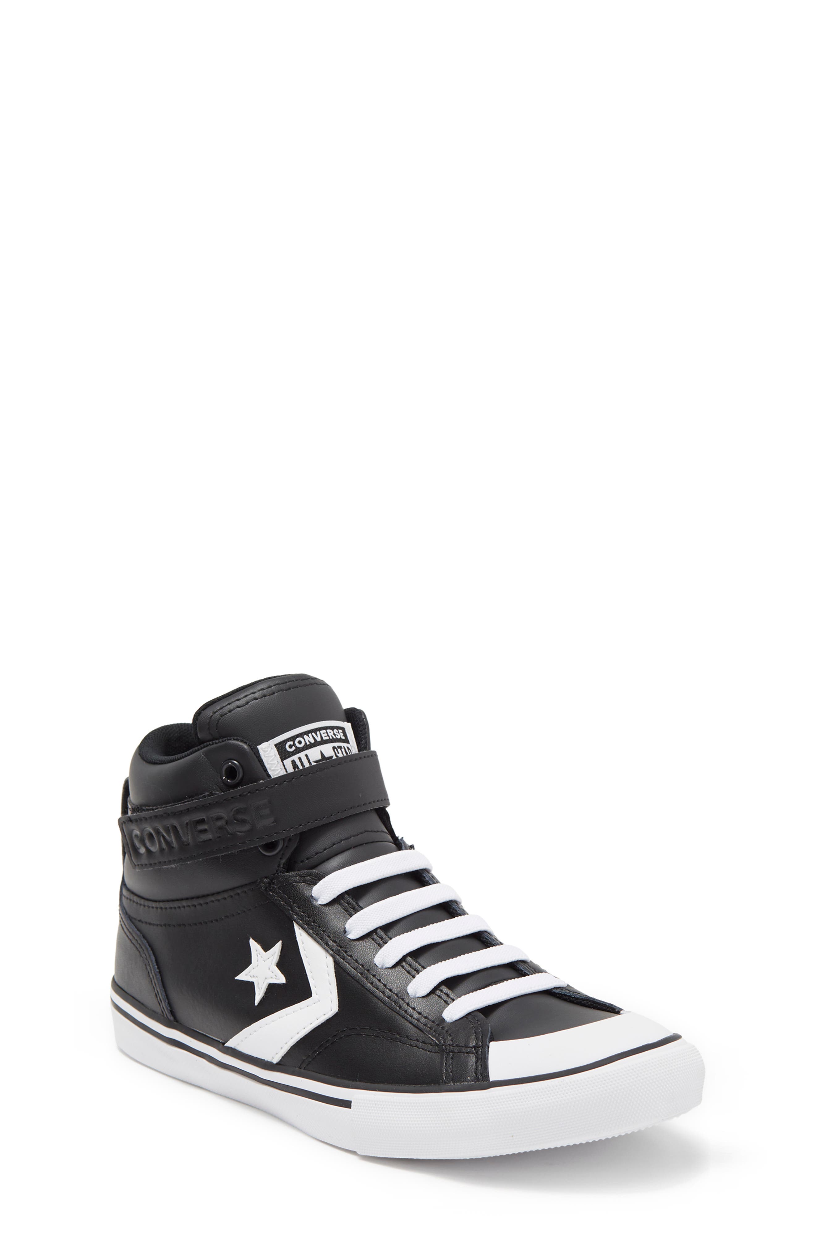 Converse Kids' Pro Blaze High Top Sneaker, Main, color, Black/ White/ White