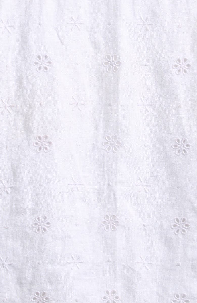 LoveShackFancy Kids' Virelai Eyelet Embroidered Dress, Alternate, color, Optic White