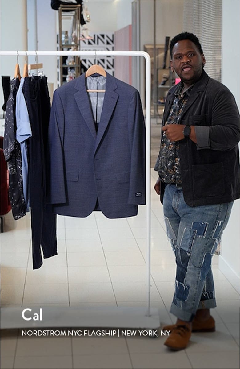 Performance Water Repellent Wool Suit Jacket, sales video thumbnail