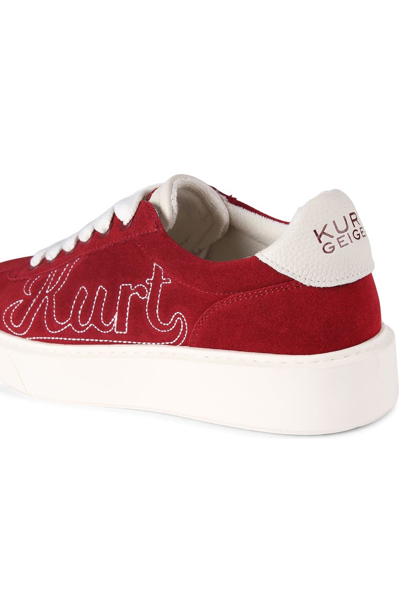 Kurt Geiger London Albion Retro Low Top Sneaker, Alternate, color, Red