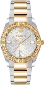 PHILIPP PLEIN Icon Chain Bracelet Watch, 36mm