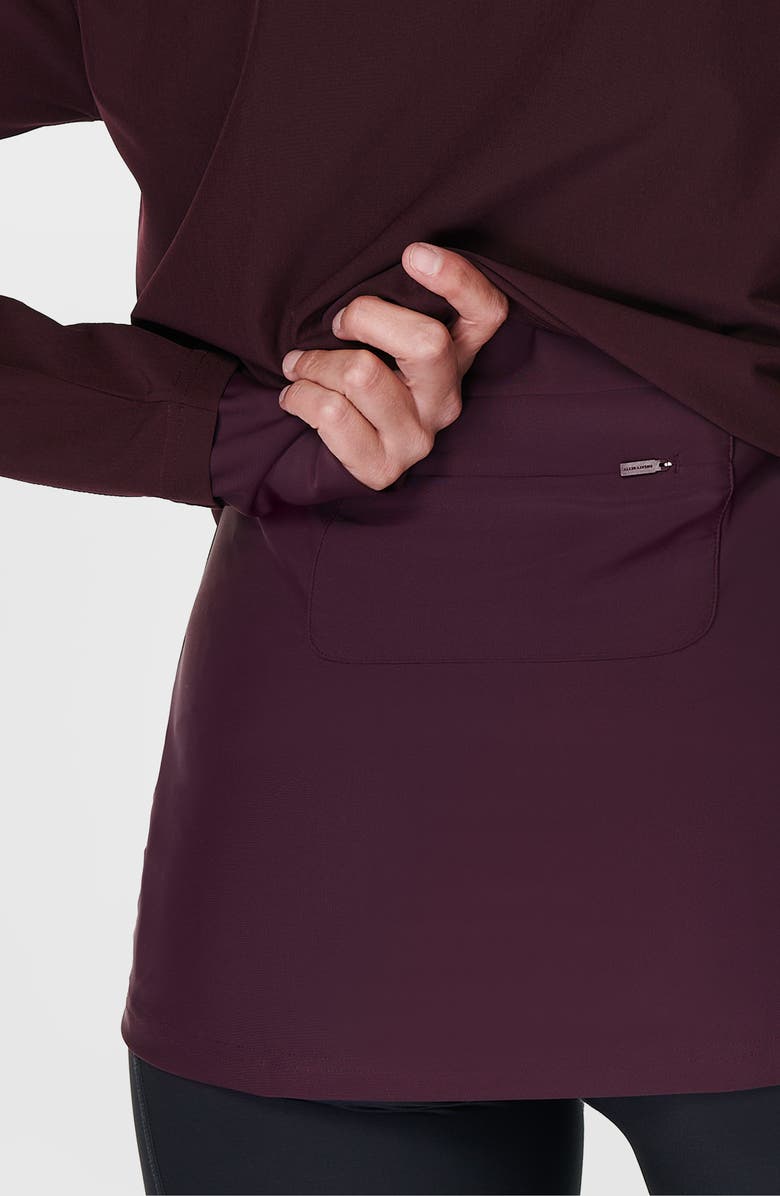 Sweaty Betty Fast Track Running Jacket, Alternate, color, Midnight Cherry Purple