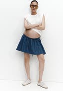 H&M Mama Flared Cotton-blend Skort