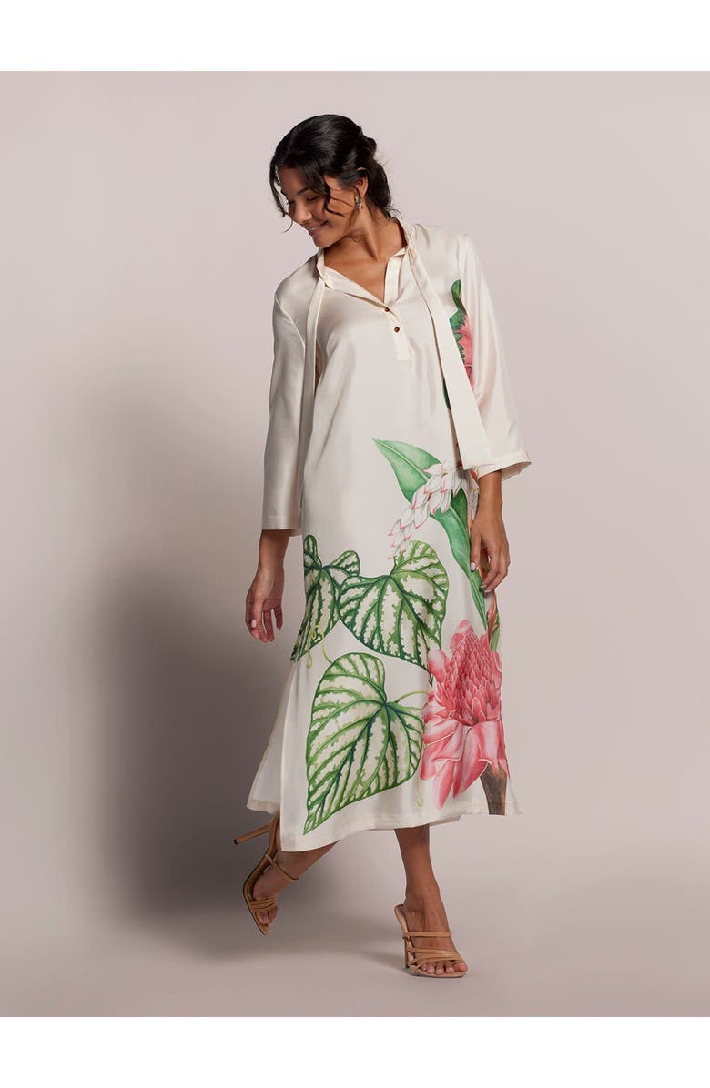 Tori Richard Tori's Garden Nicolette Caft, Alternate, color, Shell