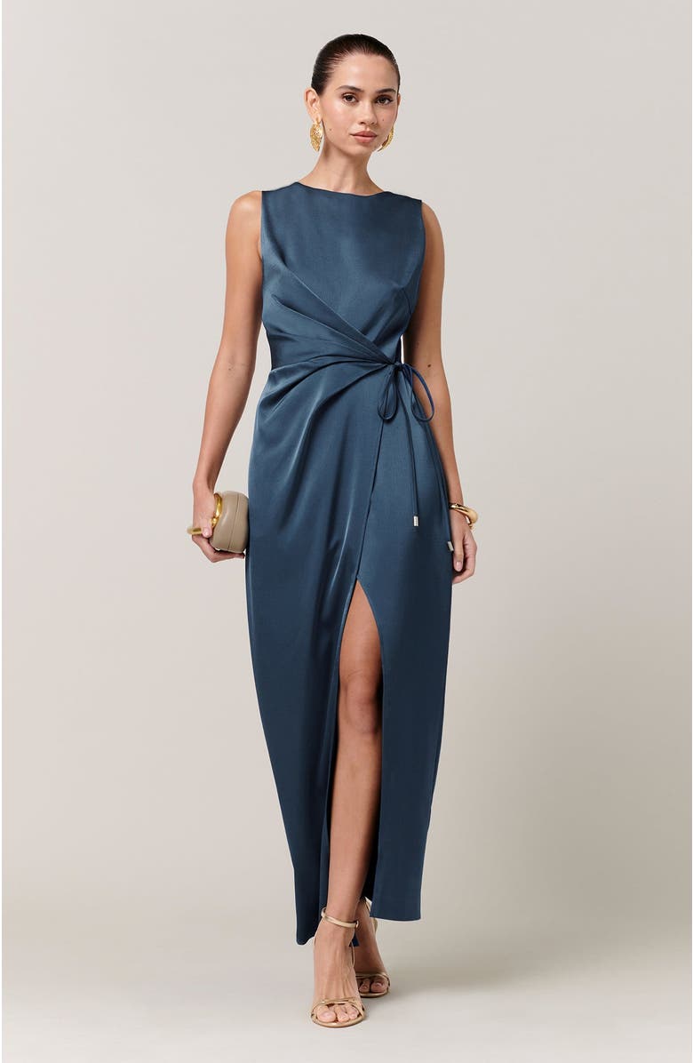 SAVEL Shona Midi Dress, Alternate, color, Deep Blue