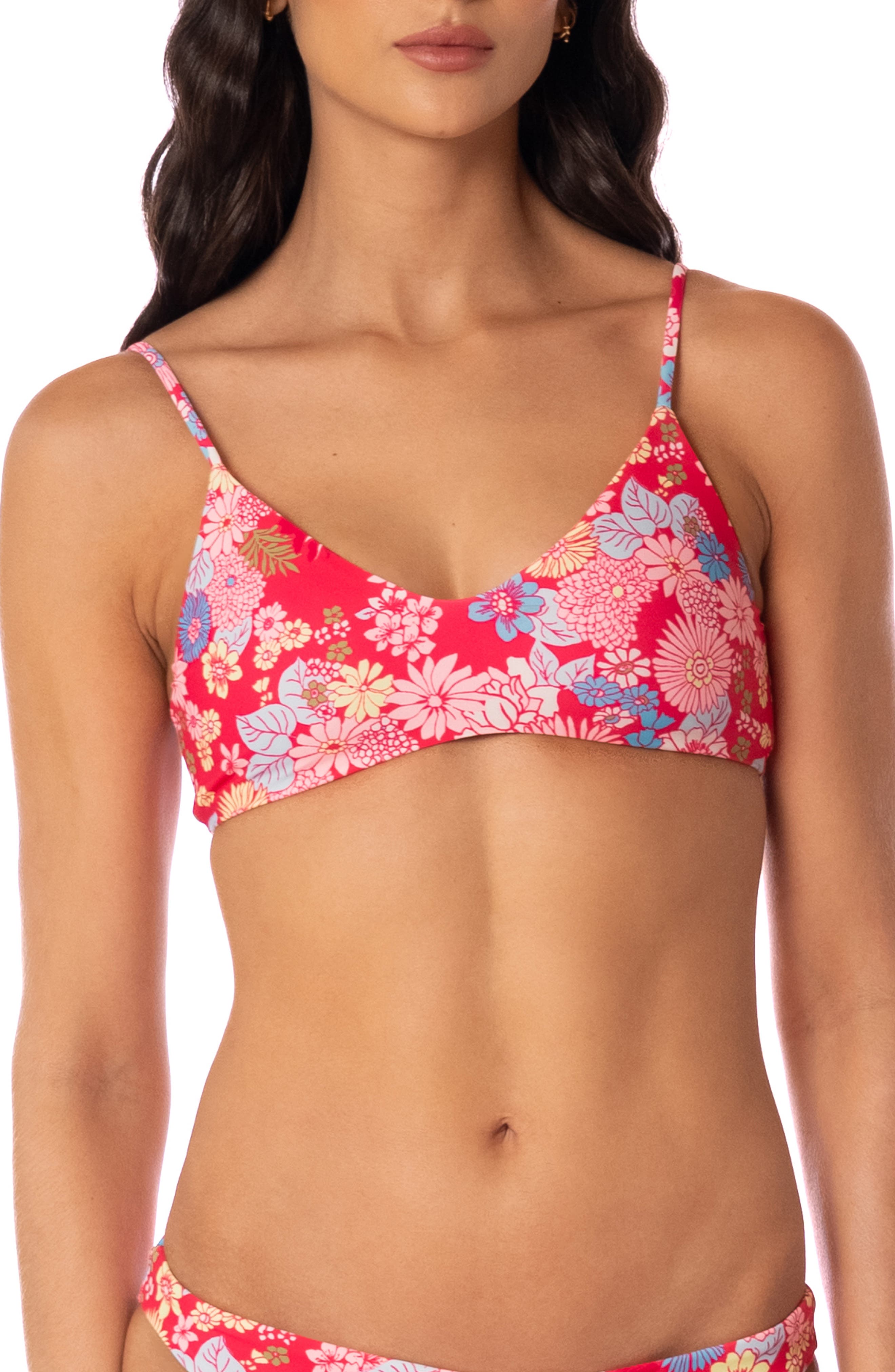 Maaji Liberties Floral Reversible Bikini Top