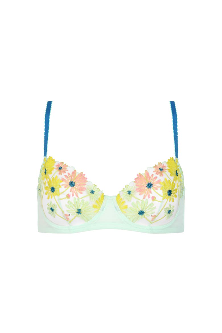 Dance des fleurs Underwire Bra, Main, color, Mint
