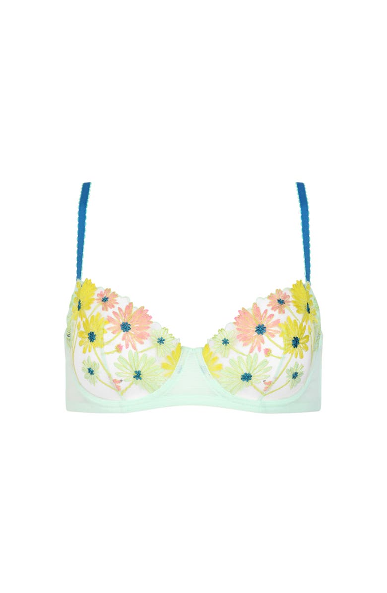 Huit Dance des fleurs Underwire Bra, Main, color, Mint