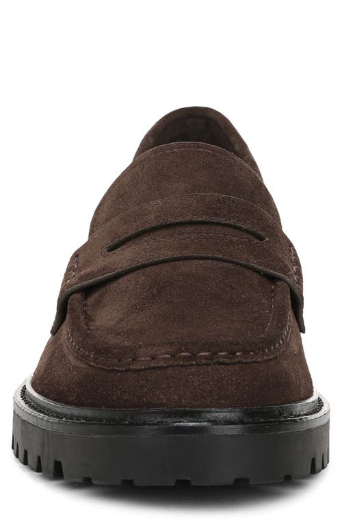 Vince Delmore Penny Loafer In Brown