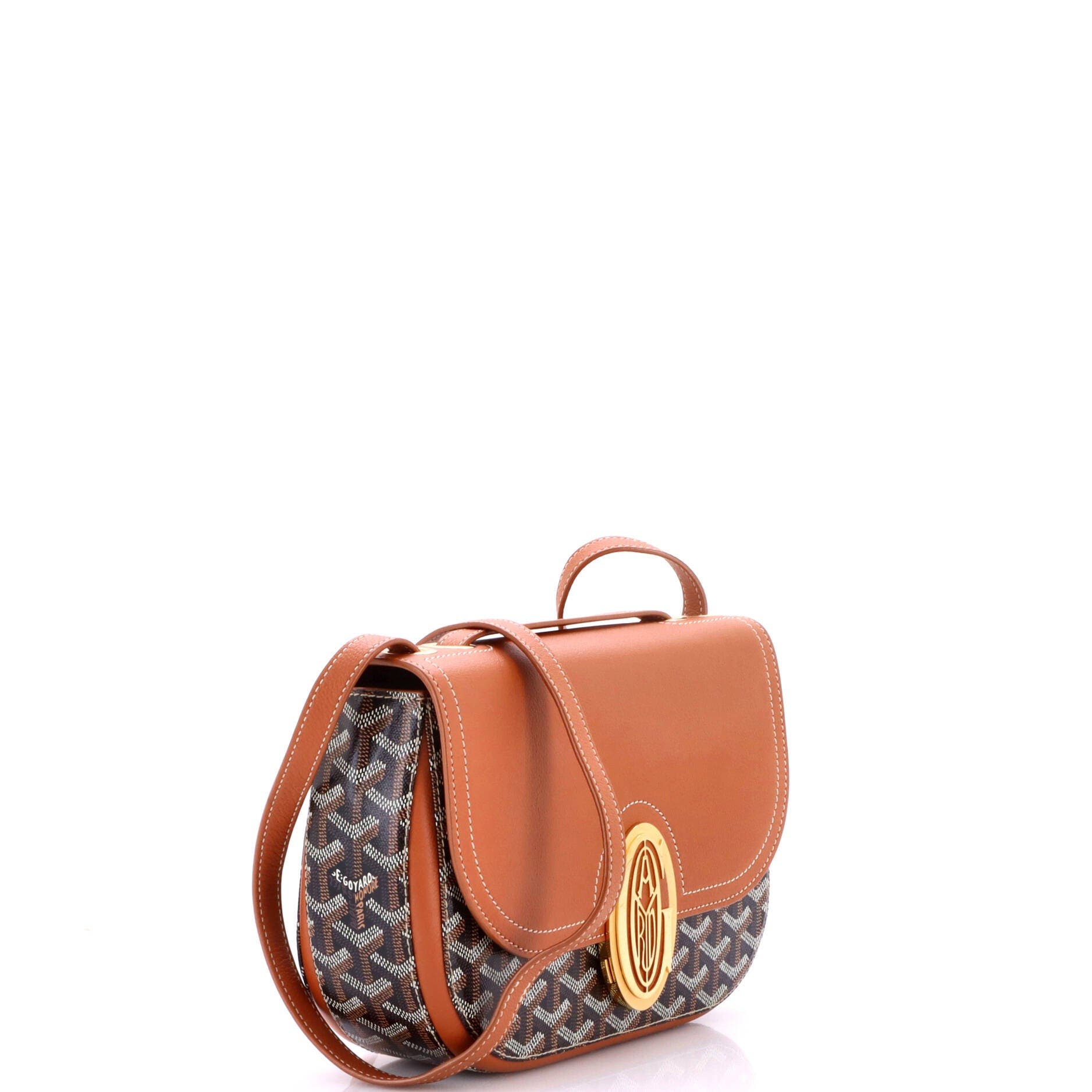 233 Bag Coated Canvas and Leather, Alternate, color, Brown