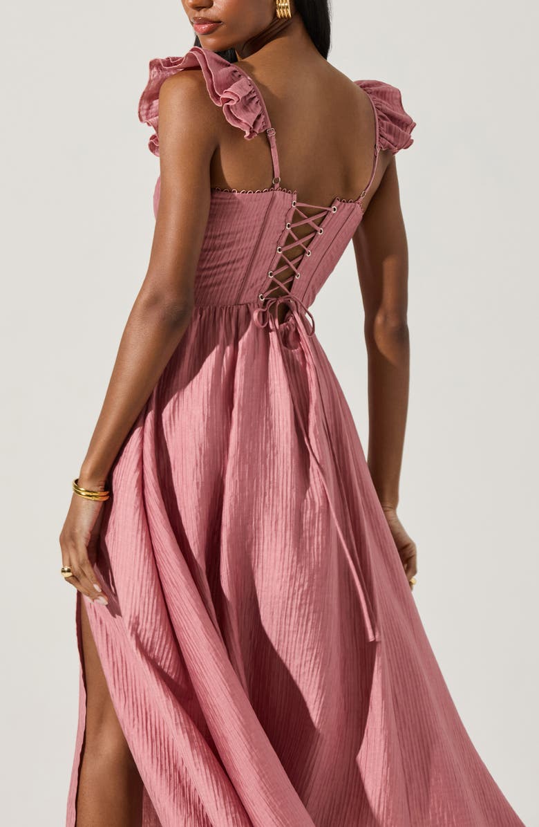 ASTR the Label Wedelia Fit & Flare Dress, Alternate, color, Pink