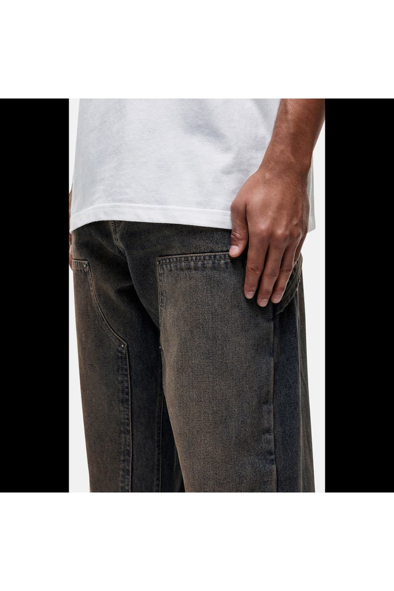 Traipes Blue Washed Baggy Denim Jeans, Alternate, color, Blue