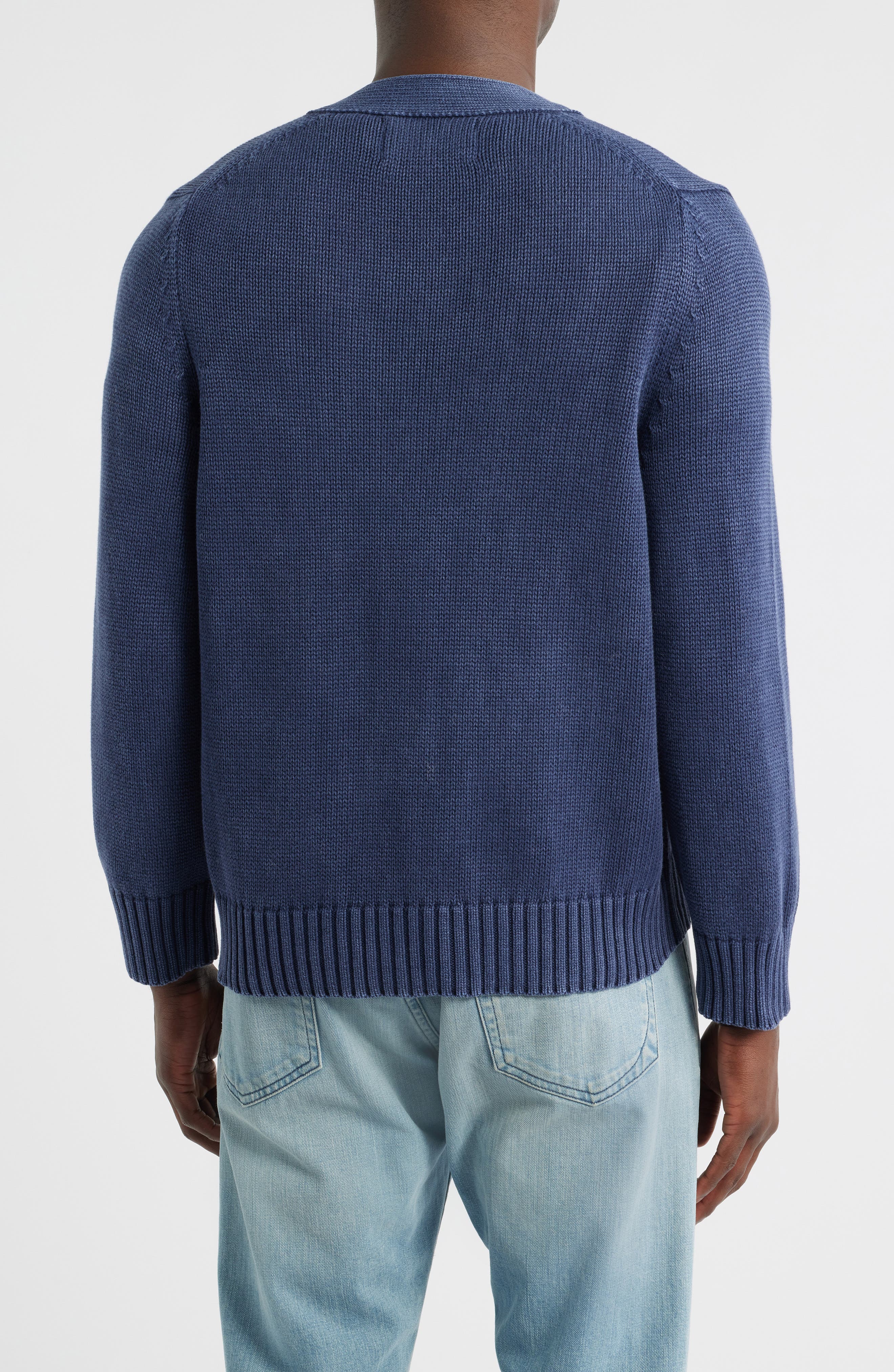Acid Wash Cotton Cardigan - image 2