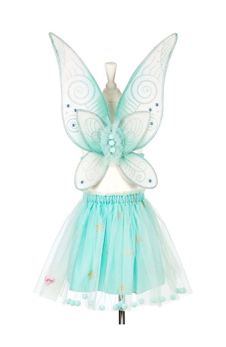 Souza Angelina Fairy Costume, Skirt and Wings Set, Main, color, Green