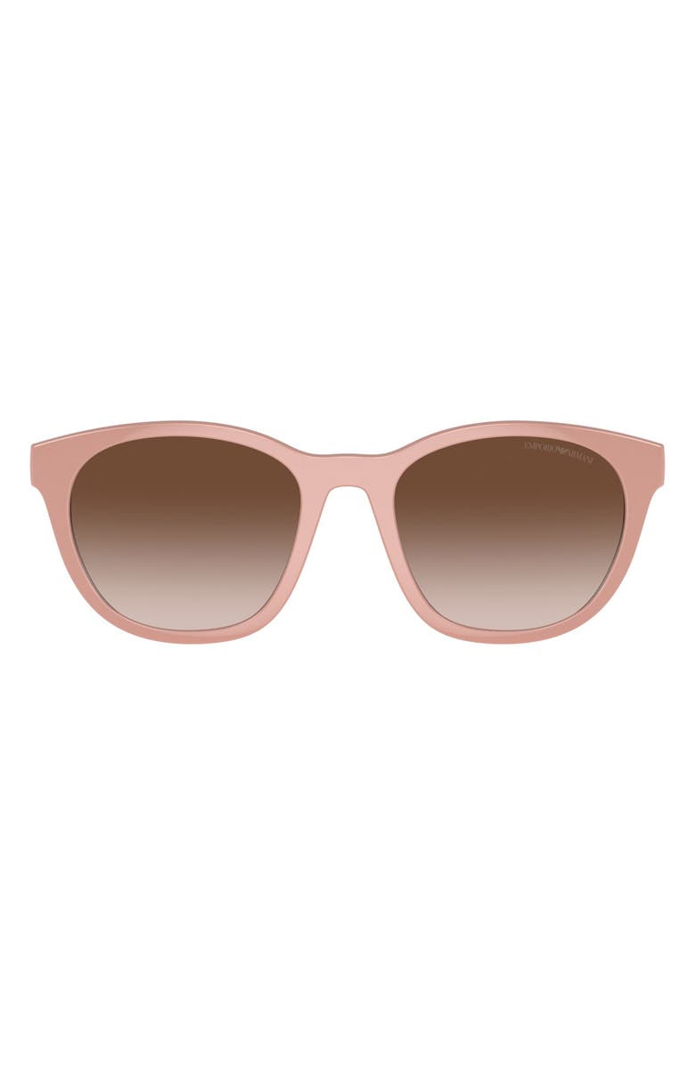 Emporio Armani Kids
 47mm Small Phantos Clip-On Frames, Main, color, Shiny Pink / Gradient Brown