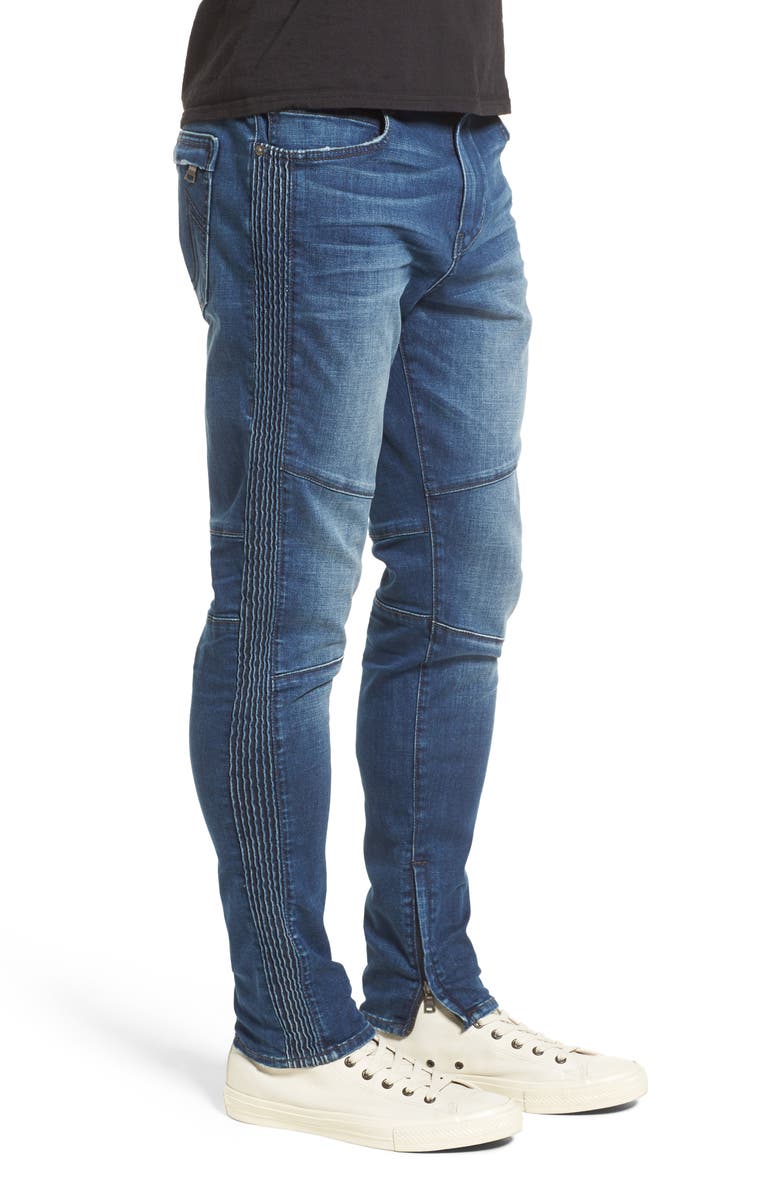 True Religion Brand Jeans Racer Skinny Fit Jeans, Alternate, color, 