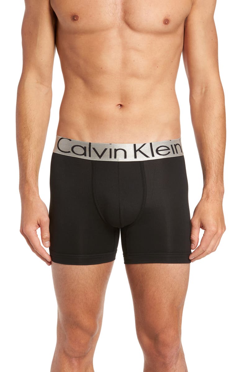 Calvin Klein Steel Micro 3-Pack Boxer Briefs, Alternate, color, 